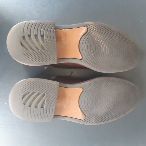 Johnston & Murphy SZ 12 M Brown Leather Men's Reeve Cap Toe Shoe - Picture 6 of 16